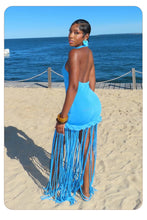 Load image into Gallery viewer, Melissa Velvet Tassel Maxi Dress
