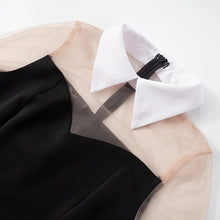 Load image into Gallery viewer, White Collar Mini Dress
