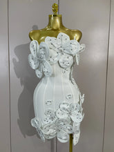 Load image into Gallery viewer, Flower Bandage Mini Dress
