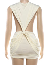 Load image into Gallery viewer, Cross Ruched Mini Dress

