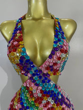 Load image into Gallery viewer, Diamond In The Sky Mini Dress
