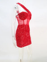 Load image into Gallery viewer, Kyra Sequin Mini Dress

