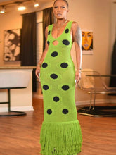 Load image into Gallery viewer, Knit Dot Kassel Maxi Dress
