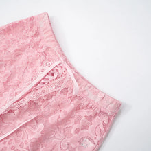 Load image into Gallery viewer, Lace Ruffles Bow Pants
