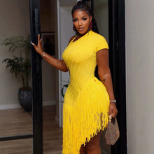 Load image into Gallery viewer, Maresa Tassel Hem Dress
