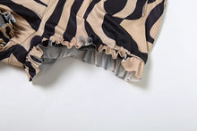 Load image into Gallery viewer, Brina Mesh Ruffles Short Set
