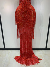 Load image into Gallery viewer, Shine Bright Rhinestone Maxi Dress
