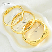 Load image into Gallery viewer, 3pcs Gold Bangle Bracelet
