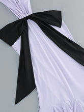 Load image into Gallery viewer, Bow Backless Maxi Dress
