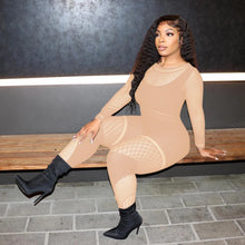Load image into Gallery viewer, Maria Mesh Bodycon Jumpsuit
