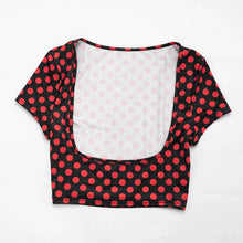 Load image into Gallery viewer, Polka Dot Print Capris Set
