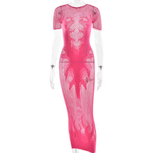 Load image into Gallery viewer, Flaming Hot Mesh Dress
