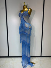 Load image into Gallery viewer, Shine Bright Rhinestone Maxi Dress

