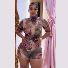 Load image into Gallery viewer, Lorine Mesh Backless Romper

