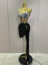 Load image into Gallery viewer, Jaylene Rhinestone Sequin Skirt Set
