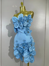 Load image into Gallery viewer, Flower Bandage Mini Dress
