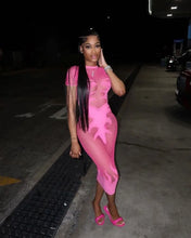 Load image into Gallery viewer, Flaming Hot Mesh Dress
