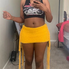 Load image into Gallery viewer, Textured Knit Mini Skirt
