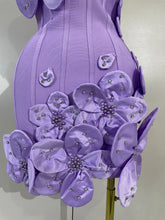 Load image into Gallery viewer, Flower Bandage Mini Dress
