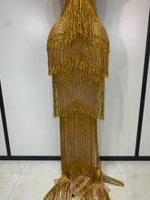 Load image into Gallery viewer, Shine Bright Rhinestone Maxi Dress

