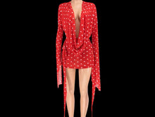 Load image into Gallery viewer, Whitney Polka Dot Mini Dress
