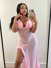Load image into Gallery viewer, Exotic Mesh Maxi Dress
