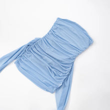 Load image into Gallery viewer, Nora Pleated Mini Dress
