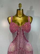 Load image into Gallery viewer, Shine Bright Rhinestone Maxi Dress

