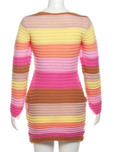 Load image into Gallery viewer, Colorful Sweater Dress

