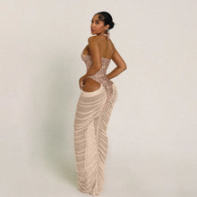 Load image into Gallery viewer, Vanna Mesh Sequin Dress
