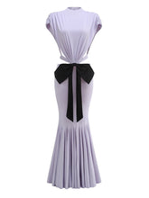 Load image into Gallery viewer, Bow Backless Maxi Dress
