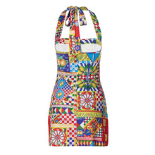 Load image into Gallery viewer, Cartoon Print Mini Dress
