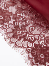 Load image into Gallery viewer, Satin Lace Asymmetrical Hem Top
