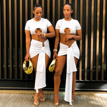 Load image into Gallery viewer, Paityn Ruched Skirt Set
