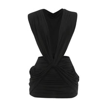 Load image into Gallery viewer, Cross Ruched Mini Dress
