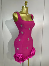 Load image into Gallery viewer, Lori Bandage Ruffle Mini Dress
