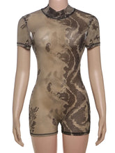 Load image into Gallery viewer, Lorine Mesh Backless Romper
