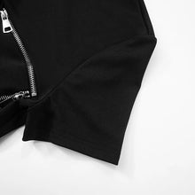 Load image into Gallery viewer, Unique Zip Crop Top
