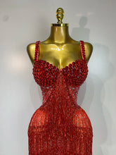 Load image into Gallery viewer, Shine Bright Rhinestone Maxi Dress
