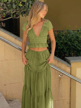 Load image into Gallery viewer, Fateema Maxi Skirt Set
