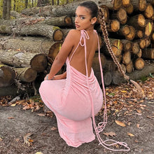 Load image into Gallery viewer, Michaela Ruched Maxi Dress
