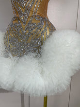 Load image into Gallery viewer, Cocktail Feather Mini Dress

