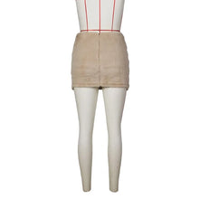 Load image into Gallery viewer, Fuzzy Fur Mini Skirt
