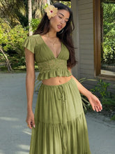 Load image into Gallery viewer, Fateema Maxi Skirt Set
