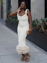 Load image into Gallery viewer, Joi Knit Tassel Maxi Dress
