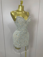 Load image into Gallery viewer, Luxe Sparkle Cocktail Dress
