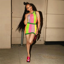 Load image into Gallery viewer, Heather Mesh Mini Skirt Set

