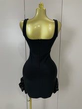 Load image into Gallery viewer, Lori Bandage Ruffle Mini Dress
