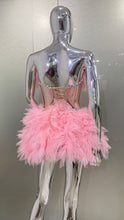 Load image into Gallery viewer, Pink Ruffles 2pcs Mini Dress
