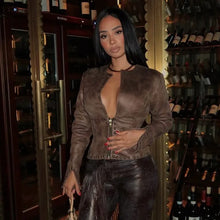 Load image into Gallery viewer, Chrome Studded Leather Crop Jacket
